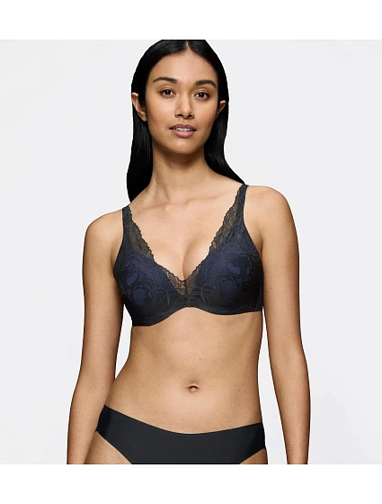 BODY MAKE-UP ILLUSION LACE - Komfortní vyztužená podprsenka s 3D kosticemi Triumph