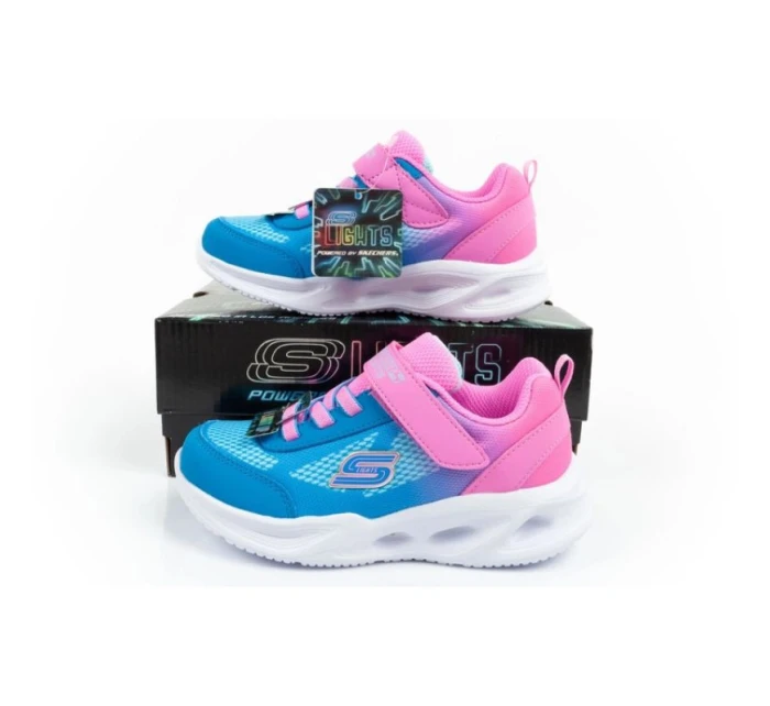 Boty Skechers S Lights-Skechers Sola Jr 303714N/HPBL Boty Skechers S Lights-Skechers Sola Jr 303714N/HPBL