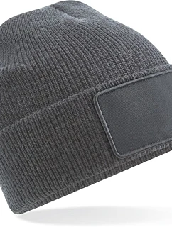 Beechfield B 540 Pletená čepice Thinsulate™ Patch 53.0540 graphite grey