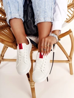 Dámské Kožené Tenisky Se Stuhou BIG STAR DD274685 Bile