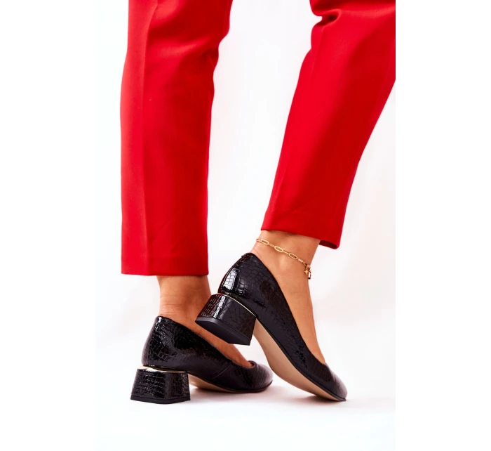 Lodičky Lewski Černé model 21571518 - Boto