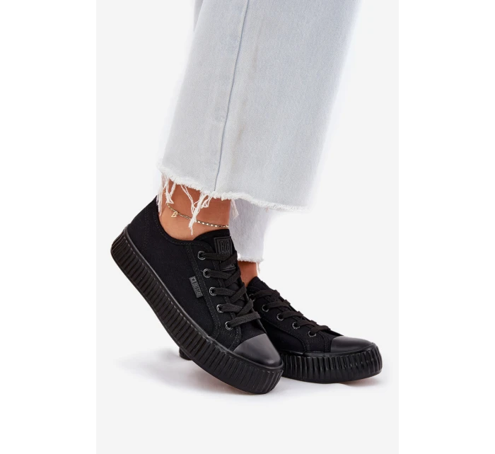Dámské Textilní Tenisky Na Platformě Big Star model 21694342 Černé - Big Star Shoes Dámské Textilní Tenisky Na Platformě Big Star model 21694342 Černé - Big Star Shoes