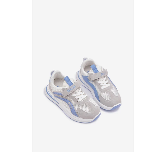 Dětské sportovní boty Big Star TT374153 HI-POLY SYSTEM Bílomodré Dětské sportovní boty Big Star TT374153 HI-POLY SYSTEM Bílomodré