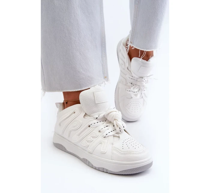 Dámské eko kožené tenisky bílé Berilla Dámské eko kožené tenisky bílé Berilla