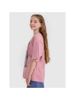 Dívčí tričko oversize s potiskem model 21816785 - 4F Dívčí tričko oversize s potiskem model 21816785 - 4F