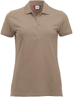 Clique Classic Marion S/S Dámské piqué polo z těžké bavlny 67.8246 caffe latte Clique Classic Marion S/S Dámské piqué polo z těžké bavlny 67.8246 caffe latte