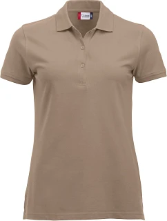 Classic Marion S/S Dámské piqué polo z těžké bavlny  latte model 22457339 - Clique