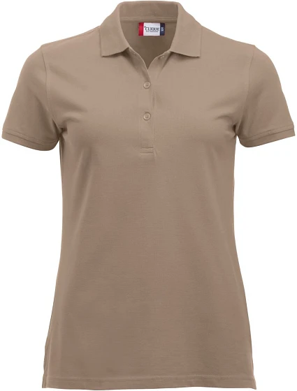 Clique Classic Marion S/S Dámské piqué polo z těžké bavlny 67.8246 caffe latte Clique Classic Marion S/S Dámské piqué polo z těžké bavlny 67.8246 caffe latte