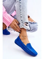 Dámské Semišové Mokasíny Modre model 21608199 - EVENTO Dámské Semišové Mokasíny Modre model 21608199 - EVENTO