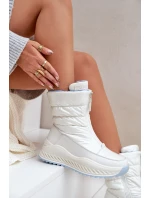 Dámské Sněhule Big Star model 21680182 Bílé - Big Star Shoes Dámské Sněhule Big Star model 21680182 Bílé - Big Star Shoes