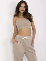 Kalhoty DHJ SP model 21034934 béžové - FPrice Kalhoty DHJ SP model 21034934 béžové - FPrice