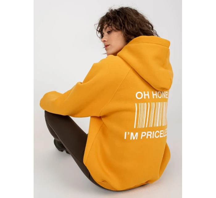 Bluza EM BL model 21127138 ciemny żółty - FPrice Bluza EM BL model 21127138 ciemny żółty - FPrice