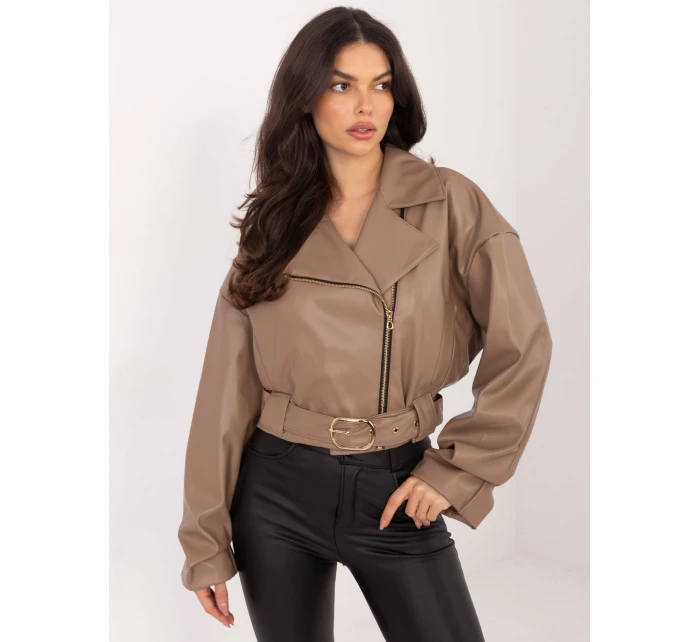 Kurtka IT KR model 21818983 ciemny bezowy - FPrice Kurtka IT KR model 21818983 ciemny bezowy - FPrice