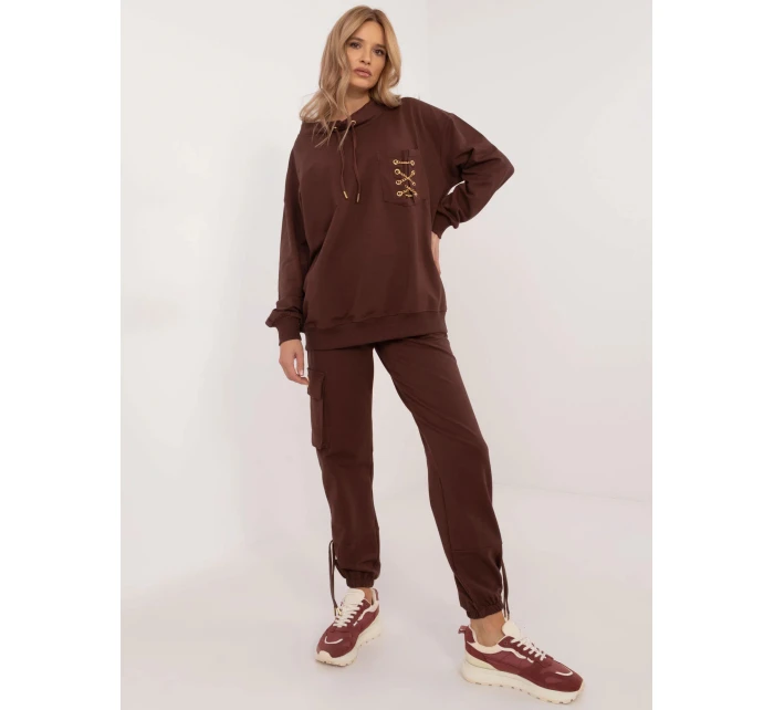 Dámská sada CLM KMPL model 21130004 hnědá - FPrice Dámská sada CLM KMPL model 21130004 hnědá - FPrice