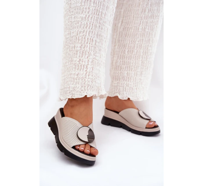 Pantofle model 211673 Step in style Pantofle model 211673 Step in style