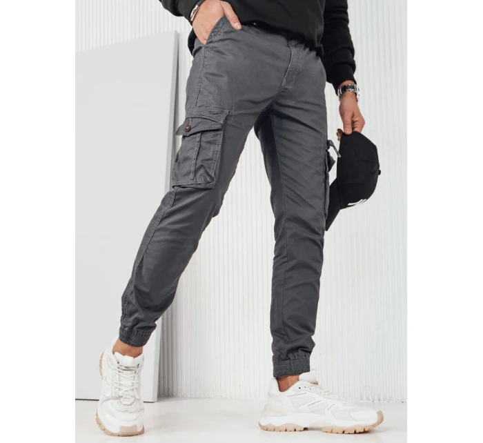 Pánské bojové kalhoty šedé model 21973211 - Dstreet