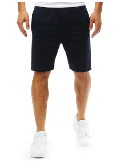 Pánské krátké teplákové šortky tmavě modré FashionStreet SX2388