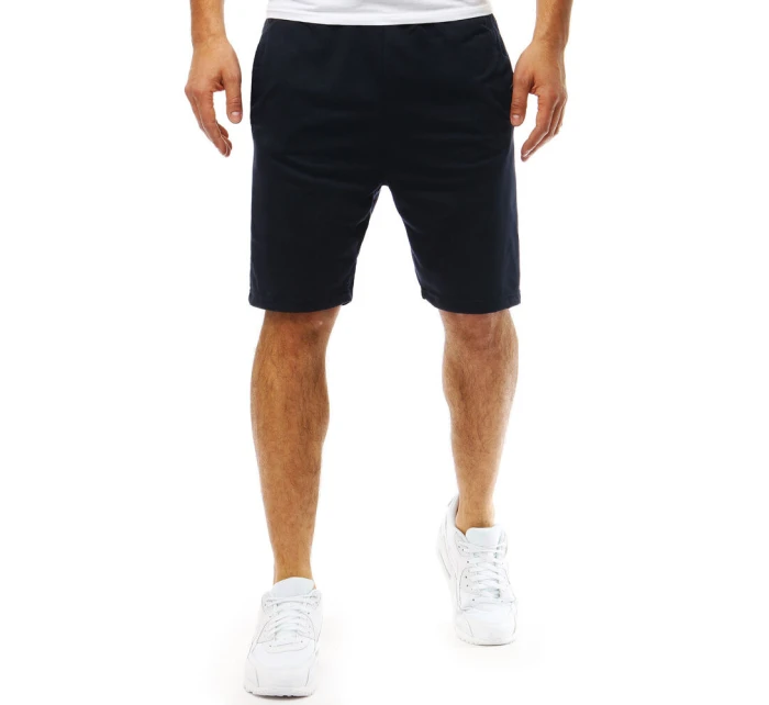 Pánské krátké teplákové šortky tmavě modré FashionStreet SX2388