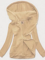 Dámská sportovní mikina v béžové barvě (W03-159)