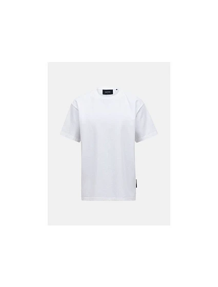 Pánské tričko PEAK PERFORMANCE M Heavy Cotton Tee, bílá barva