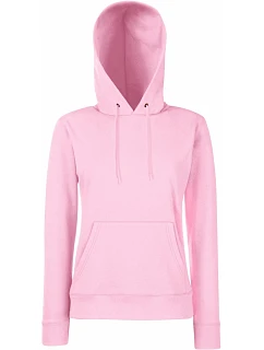 Fruit of the Loom Classic Lady-Fit Hooded Sweat Dámská mikina s kapucí 16.2038 light pink