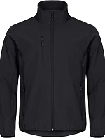 Clique Classic Softshell Jkt M Pánská 3-vrstvá softshellová bunda 67.0910 black