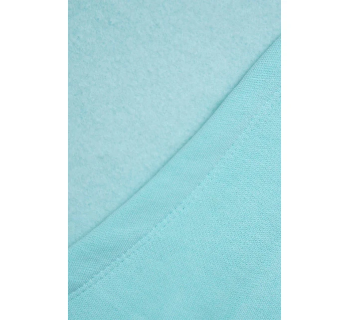 Šaty s kapucí a bočním rozparkem mint