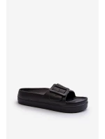 Dámské Pěnové Žabky Na Platformě S Big Star Černé model 21654891 - Big Star Shoes Dámské Pěnové Žabky Na Platformě S Big Star Černé model 21654891 - Big Star Shoes