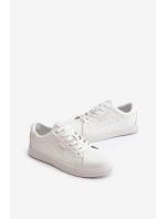 Pánské Tenisky Z Eko Kůže Big Star OO174020 Bílé Pánské Tenisky Z Eko Kůže Big Star OO174020 Bílé