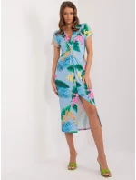 Šaty DHJ SK 17302K 1.69 světle modrá Šaty DHJ SK 17302K 1.69 světle modrá