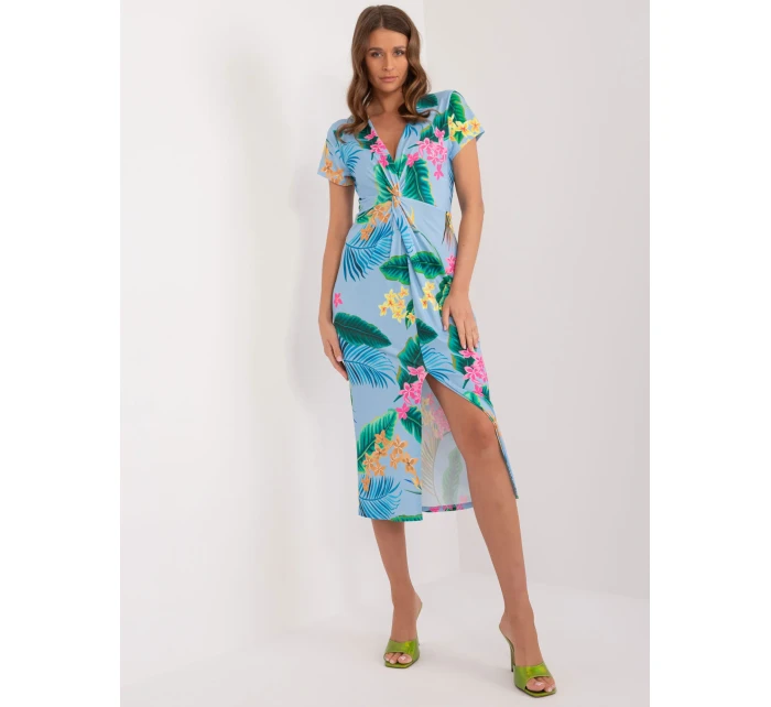 Šaty DHJ SK 17302K 1.69 světle modrá Šaty DHJ SK 17302K 1.69 světle modrá