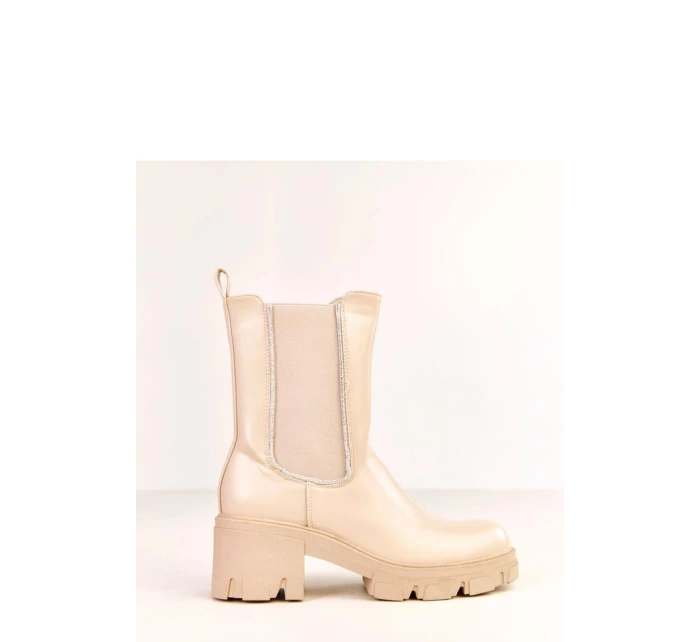 Boty na podpatku model 219632 Solea Boty na podpatku model 219632 Solea