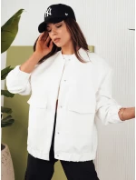 Dámská přechodová bunda QUESI ecru FashionStreet TY4293 Dámská přechodová bunda QUESI ecru FashionStreet TY4293