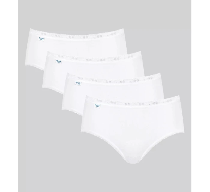 sloggi Basic+ Midi 4P - WHITE - SLOGGI WHITE - SLOGGI