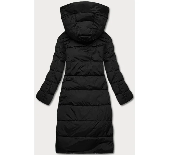 DŁUGA ZIMOWA KURTKA DAMSKA CZARNA model 21244899 - LHD