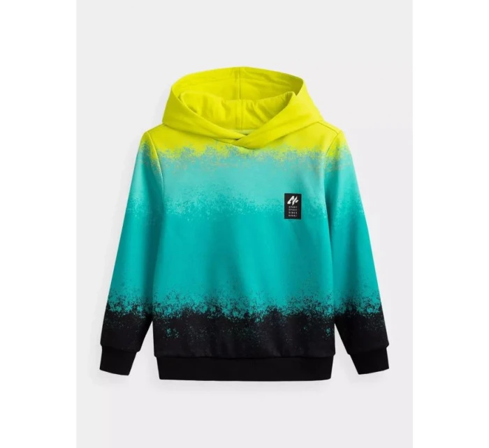 Chlapecká bavlněná mikina s kapucí 4F 4FJWSS25TSWSM2339-90A Chlapecká bavlněná mikina s kapucí 4F 4FJWSS25TSWSM2339-90A