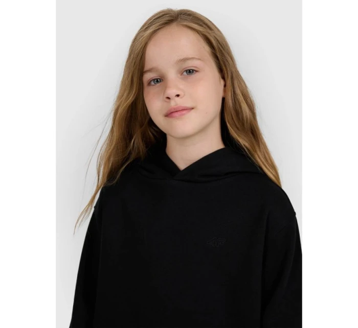 Dívčí mikina s kapucí model 21882799 - 4F