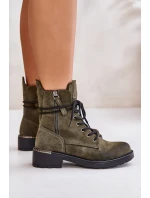 Vysoké boty s zipy tmavě béžové model 21673141 - EVENTO Vysoké boty s zipy tmavě béžové model 21673141 - EVENTO