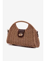 Pletená Malá Kabelka S  Hnědá model 22111716 - Flora&Co