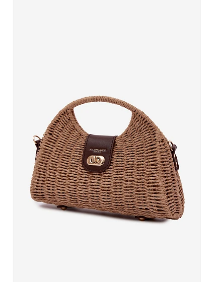 Pletená Malá Kabelka S  Hnědá model 22111716 - Flora&Co