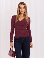 Sweter IR SW model 22296797 bordowy - FPrice