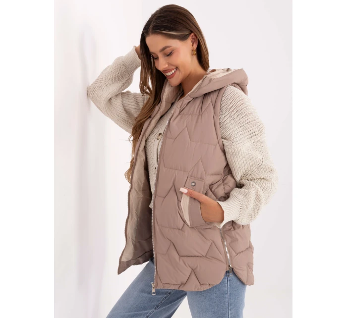 Kamizelka MBM KZ model 21217667 ciemny bezowy - FPrice