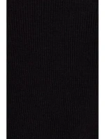 Žebrovaný top s dlouhými rukávy černý model 20515086 - Moe