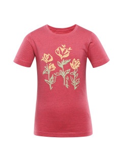 Dětské bavlněné triko ALPINE PRO BIGERO calypso coral varianta pa