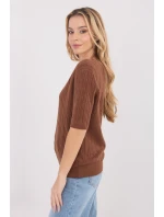 Svetr s krátkým rukávem  model 222835 Factory Price