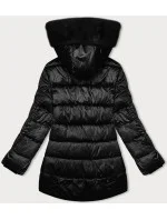 Černá dámská bunda ve tvaru model 21247495 - S'WEST Černá dámská bunda ve tvaru model 21247495 - S'WEST