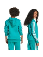 Dětská fleecová mikina 3 Stripes Turquoise model 21720654 - ADIDAS Dětská fleecová mikina 3 Stripes Turquoise model 21720654 - ADIDAS