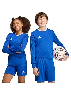 Adidas Entrada 26 dětské tričko s dlouhým rukávem modré KF5886