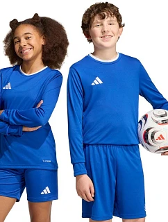 Adidas Entrada 26 dětské tričko s dlouhým rukávem modré KF5886