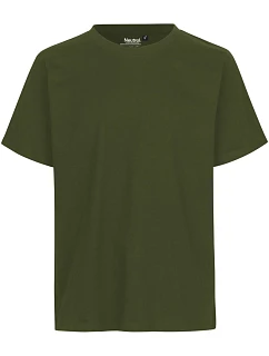 O Unisex tričko z bio bavlny military model 22504395 - Neutral